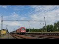 Train traffic on the station Zajeci 02.07.2022. Движ поездов по станции Заяче 02.07.2022