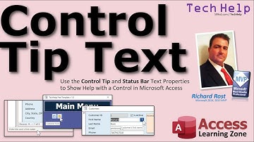 Use the Control Tip and Status Bar Text Properties to Show Help with a Control in Microsoft Access
