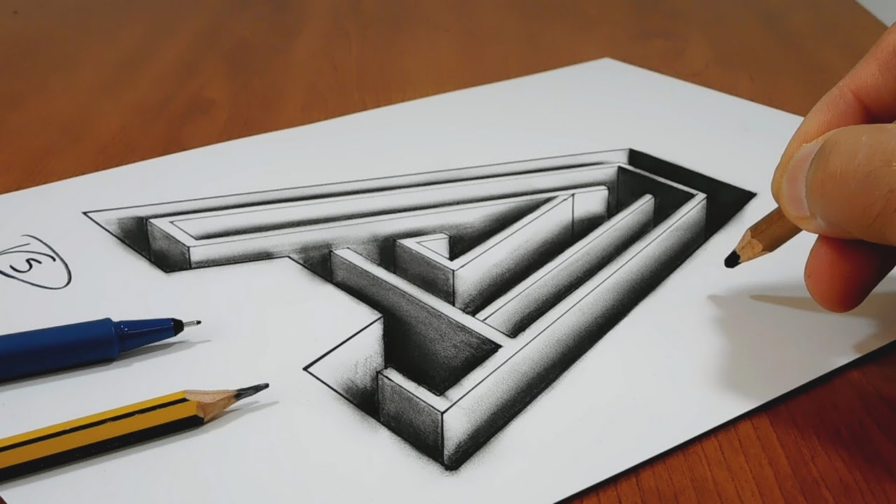 Как нарисовать 3д ромб