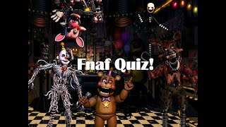 Guess the Fnaf animatronic by their voice lines quiz! #fnaf #quiz