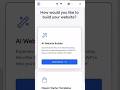 Build a Website in 1 Minute with AI! 😲 #aiwebsite #websitedesign #wordpresstutorial #aiart