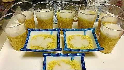 Cách nấu chè đậu xanh, chè hoa cau, hay có nơi gọi chè táo soạn( táo xọn)