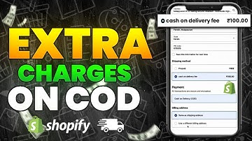 Shipping charges on COD (cash on delivery) in shopify for free | Extra charges on COD