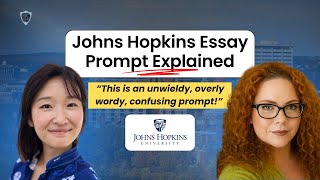 Part 3 How to Answer Johns Hopkins Supplemental Essay Prompt for 2025-2026