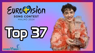 Eurovision Song Contest 2024: My Top 37 | w/ Ratings