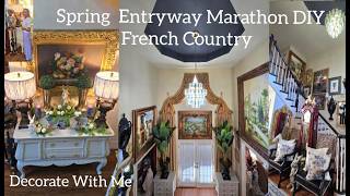 Spring Entryway Marathon DIY Decorate With Me Decorating Ideas 