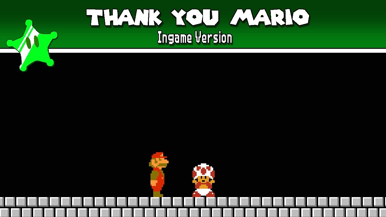 [Spritekae's Mini's] - Thank you Mario (InGame Version)