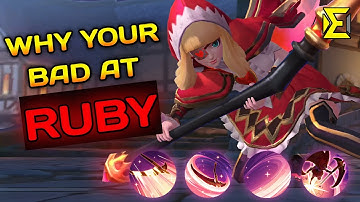 THINGS YOU SHOULD KNOW TO BE A BETTER RUBY!!🧐 BEST RUBY BUILD AND ROTATION 2025