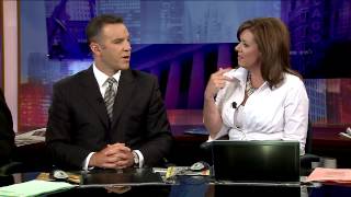 WGN Morning News Anchor Larry Potash Thanks Co-Anchor for not wearing Bikini