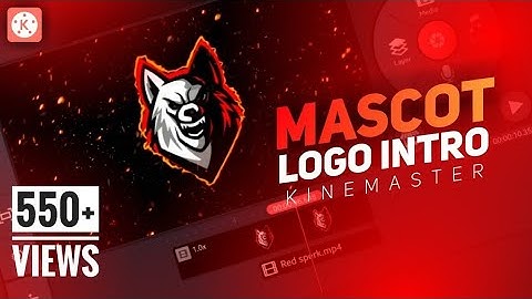 How To Make Animated Mascot Logo Intro In Kinemaster/Android|Pixellab| kinemaster tutorial