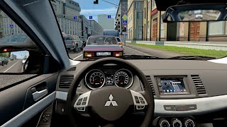 City Car Driving - Mitsubishi Lancer X screenshot 5