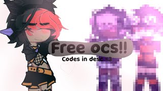 Free Gacha Oc codes!! 💗 :] [Codes in desc]