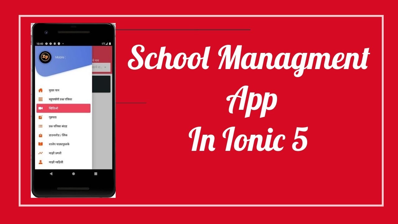 School / Tution / Classes Managment Mobile App In Ionic 5 Project - YouTube