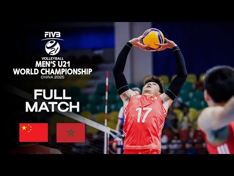 China Vs Morocco Pool A Men S U21 World Champs 2025 Full Match 