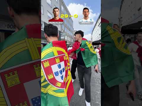 Can I Find A Portugal Fan Who Prefers Messi to Ronaldo? 🇵🇹🐐
