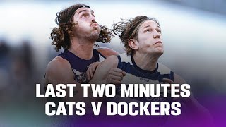 Last Two Minutes | Geelong v Fremantle | Round 20, 2023