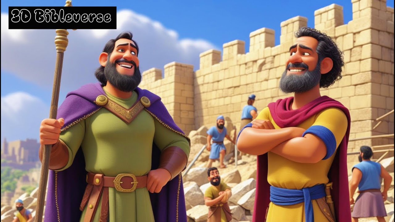 SANBALLAT and TOBIAH: The men who tried to stop NEHEMIAH | Animated Bible Story