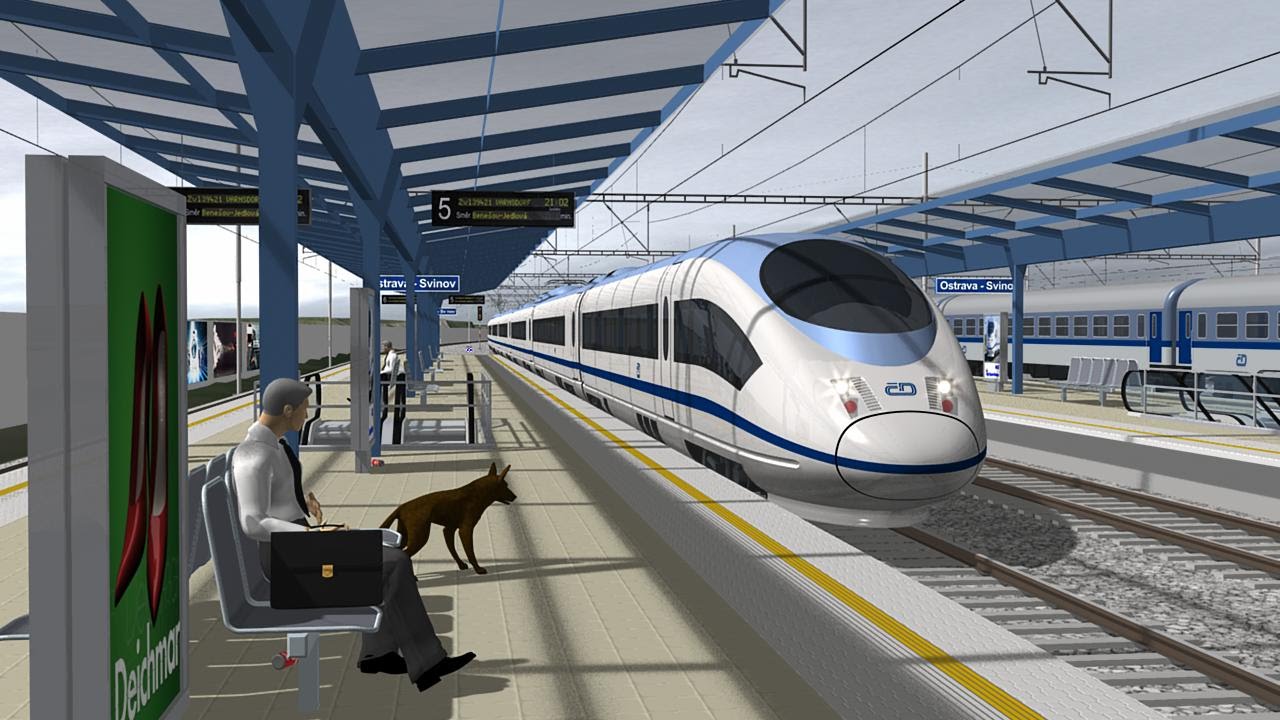 High Speed Railway - visualization - without dabing and subtitles