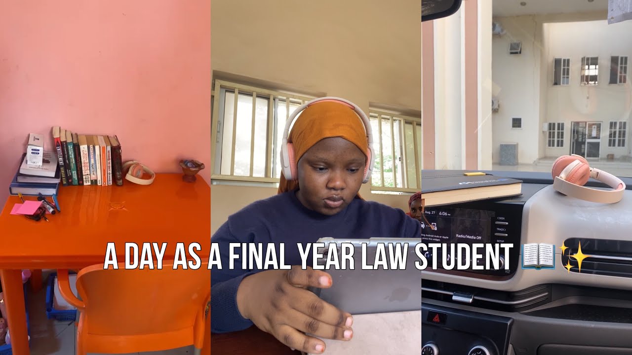 A day in the life of a law student 🎧📚👩‍💼 - YouTube