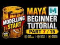 Maya Learning | part 7 | modelling start