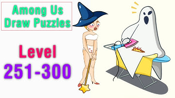 Among Us Draw Puzzles Level 251-300 Gameplay Walkthrough (iOS, Android) EP5