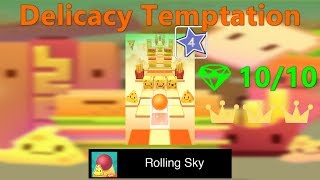 Rolling Sky Level 49 - Delicacy Temptation - 100% Completed - Perfect Way
