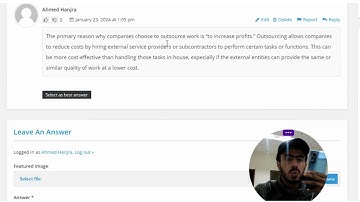 Why do companies choose to outsource work?