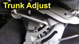 Ford Crown Vic trunk adjust
