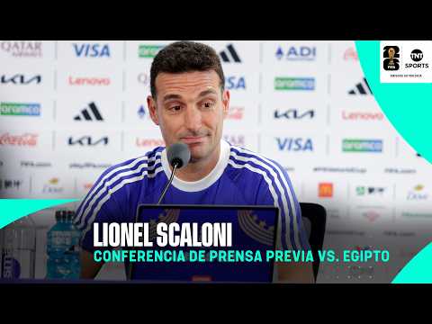 Lionel Scaloni respaldó a los jugadores antes del cruce con Egipto: "Creo que el nivel de Argentina es aceptable"