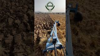 Mould Board Plough - 5 Bottoms With Depth Control Wheel