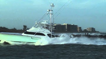 Sport Fishing Boat Running Hard 01122013-1