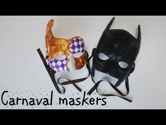 de begeleiding Kan worden genegeerd ik wil Carnaval maskers - YouTube