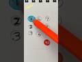 Number Color mixing #maths #line #shorts
