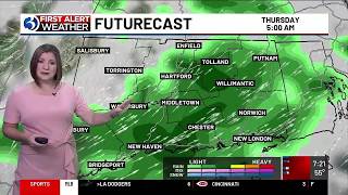 FORECAST: Muggier ahead of showers starting later tomorrow FORECAST: Muggier ahead of showers starting later tomorrow