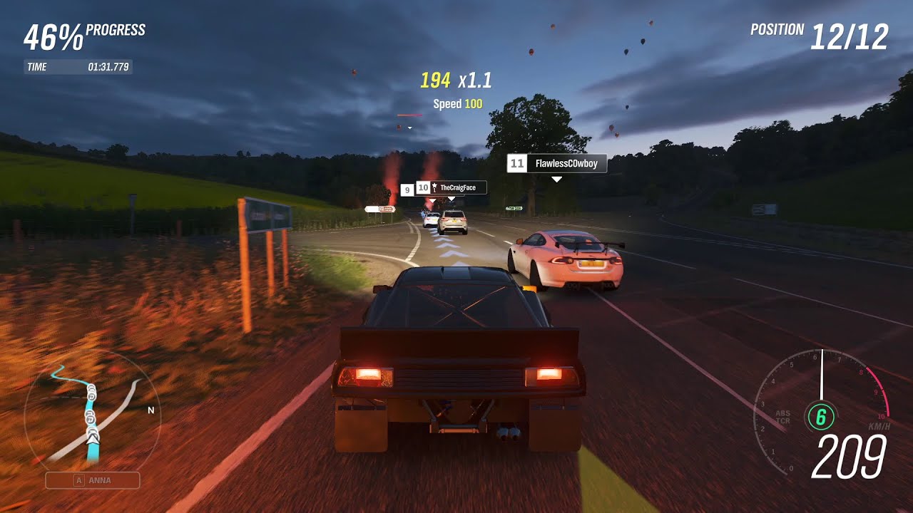 FORZA HORIZON 4 NIGHT RACING GAMEPLAY (12 CARS IN RACING)🔥🔥🔥🔥 YouTube