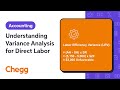 Variance Analysis for Direct Labor Quiz