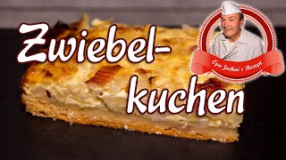 Weimarer Zwiebelkuchen selber machen - klassischer Zwiebelkuchen mit Speck - Opa Jochens Rezept