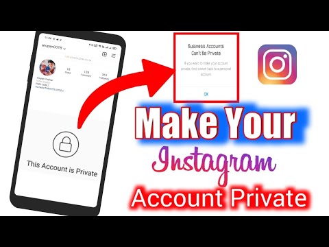 How To Make Your Instagram Account private | How To Solve Business Can