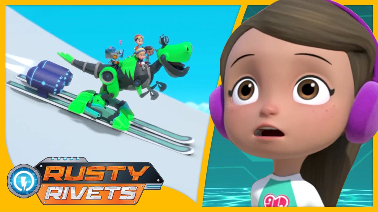 Ski Trip Disaster ⛷| Rusty Rivets | Cartoons for Kids - YouTube
