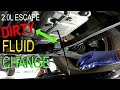How To Change Transmission Fluid In A Ford Escape / Maverick 2.0L: Full Walkthrough