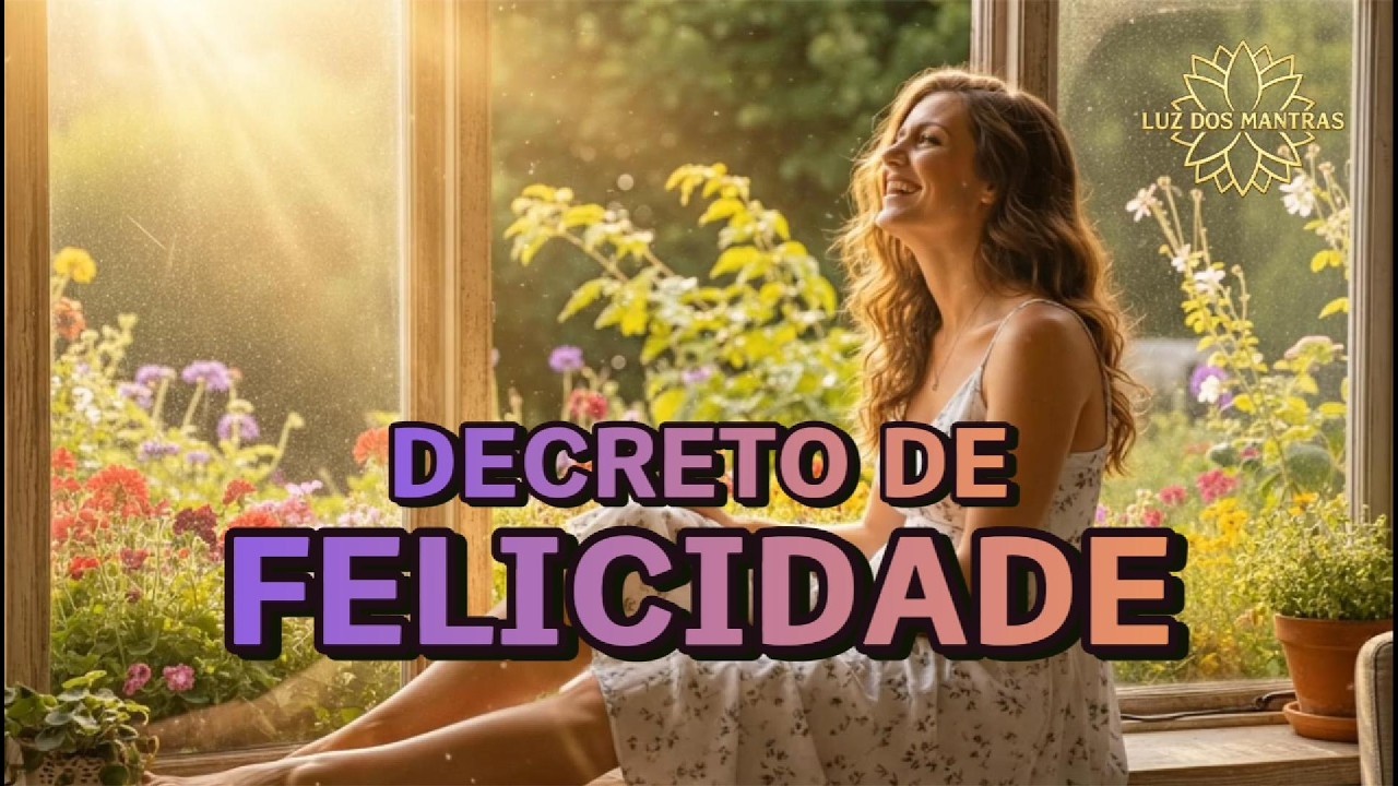 🔥DECRETO DE FELICIDADE | Mantra Poderoso de Alta Vibração