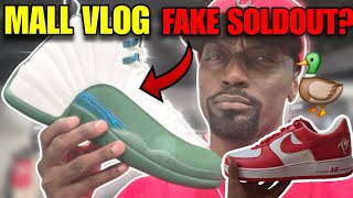 Mall Vlog The Jordan 12 Idols Become Rivals Fake Soldout? Terror Squad Air Force 1 Sitting