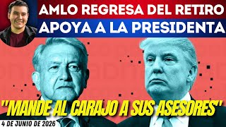 #SinMáscaras | AMLO VUELVE: "POR EL BIEN DE TODOS QUE VUELTA EL OTRO TRUMP"; ¿SALE DEL RETIRO?