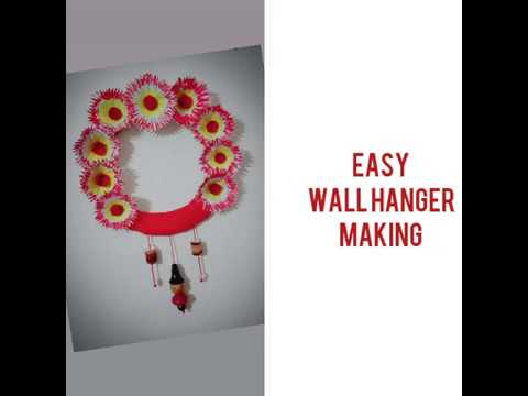 ||Simple and easy wall hanger|| - YouTube