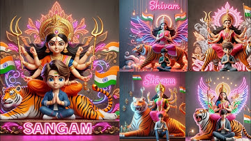 Chaitra Navratri 3D Ai Photo Video Editing | Bing Image Creator Chaitra Navratri | Ai Image Creator