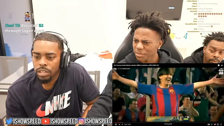 Speed and His Dad React To Messi and Cristiano Highlight