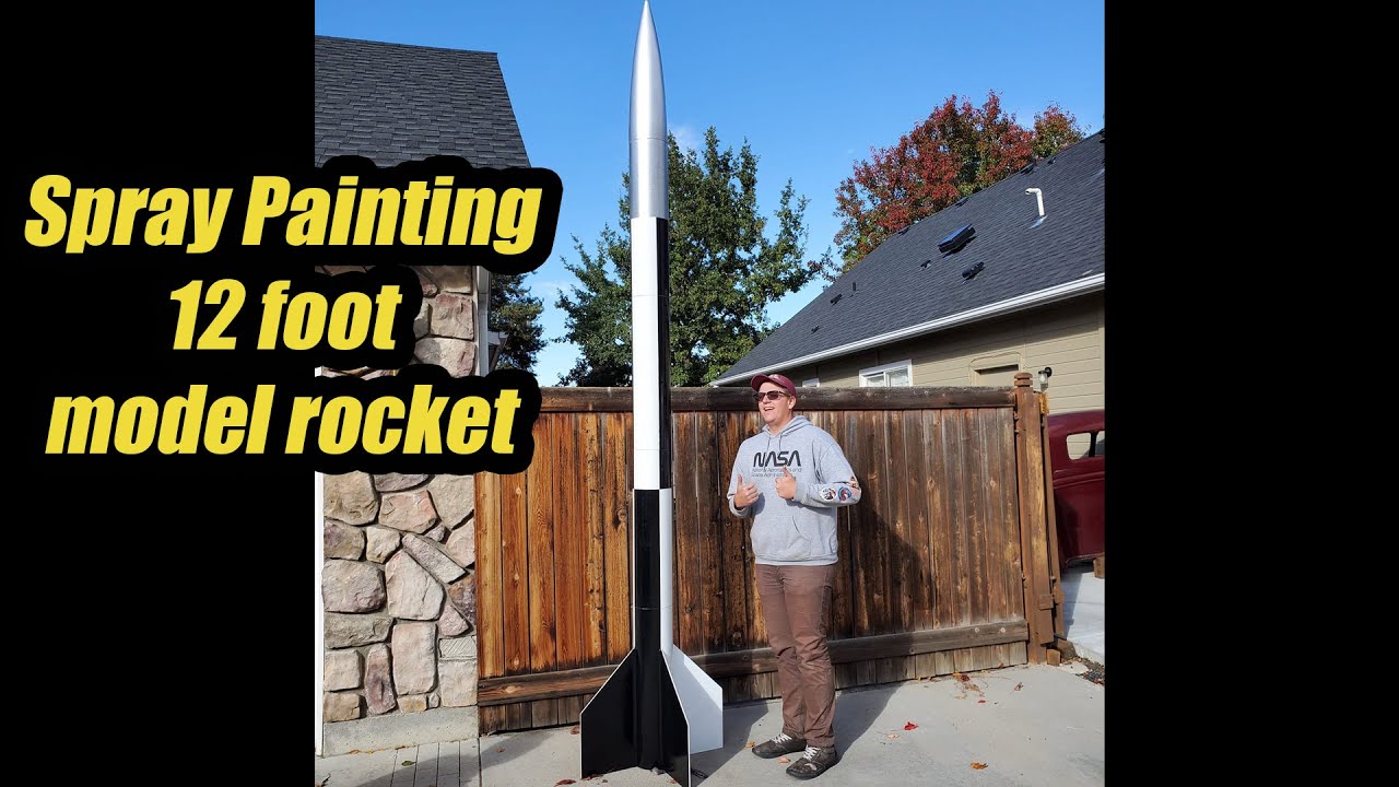Painting a 12 Foot Tall Model Rocket