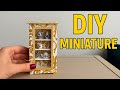 Making a Miniature China Cabinet | Handmade DIY Dollhouse Furniture #diy #vintagestyle #display