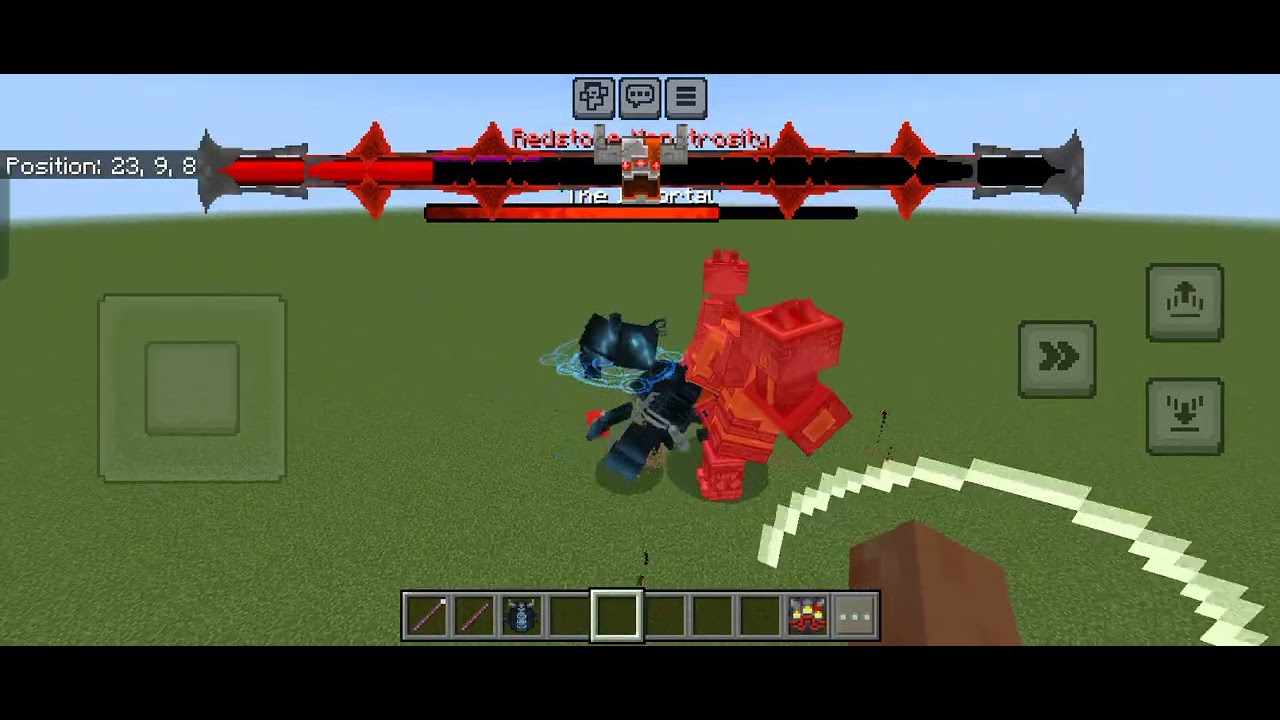 The Immortal vs Redstone Monstrosity In Minecraft Bedrock Mob Battles