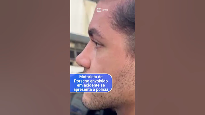 Motorista de Porsche se apresenta à polícia 24h após acidente em SP